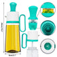 3-in-1 Oil Dispenser Bottle with Silicone Brush