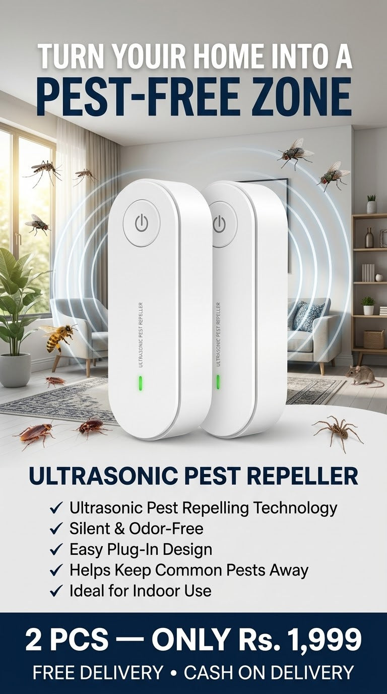 Ultrasonic Pest Repeller – Chemical-Free Pest Protection