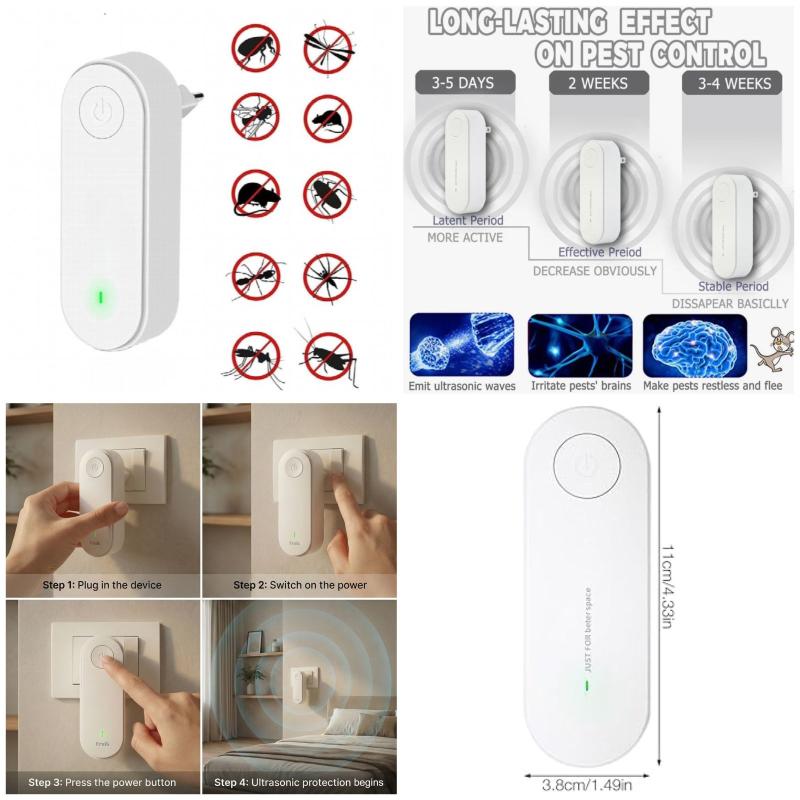 Ultrasonic Pest Repeller – Chemical-Free Pest Protection