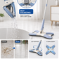 360° X-Shape Rotating Flat Mop – Easy Floor Cleaning